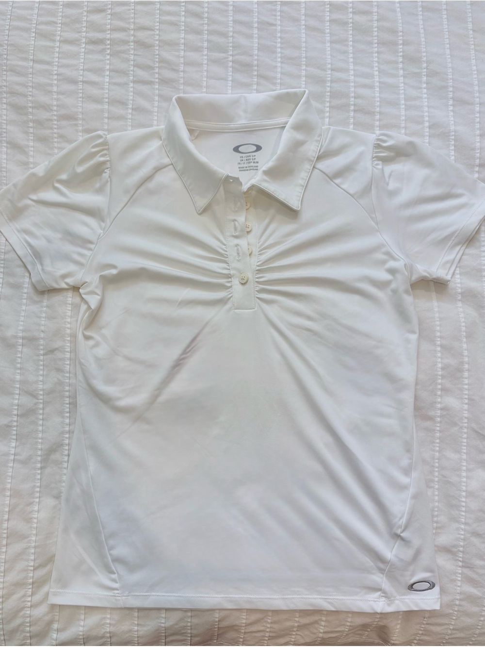 Oakley White polo golf Shirt